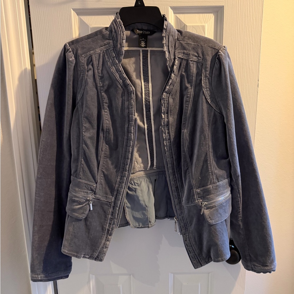 White House Black Market Blue Jean Jacket